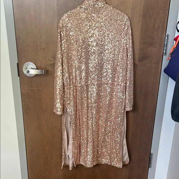 ✨ BB Dakota x Steve Madden Rose Gold Sequin Jacket ✨ - Picture 8 of 11